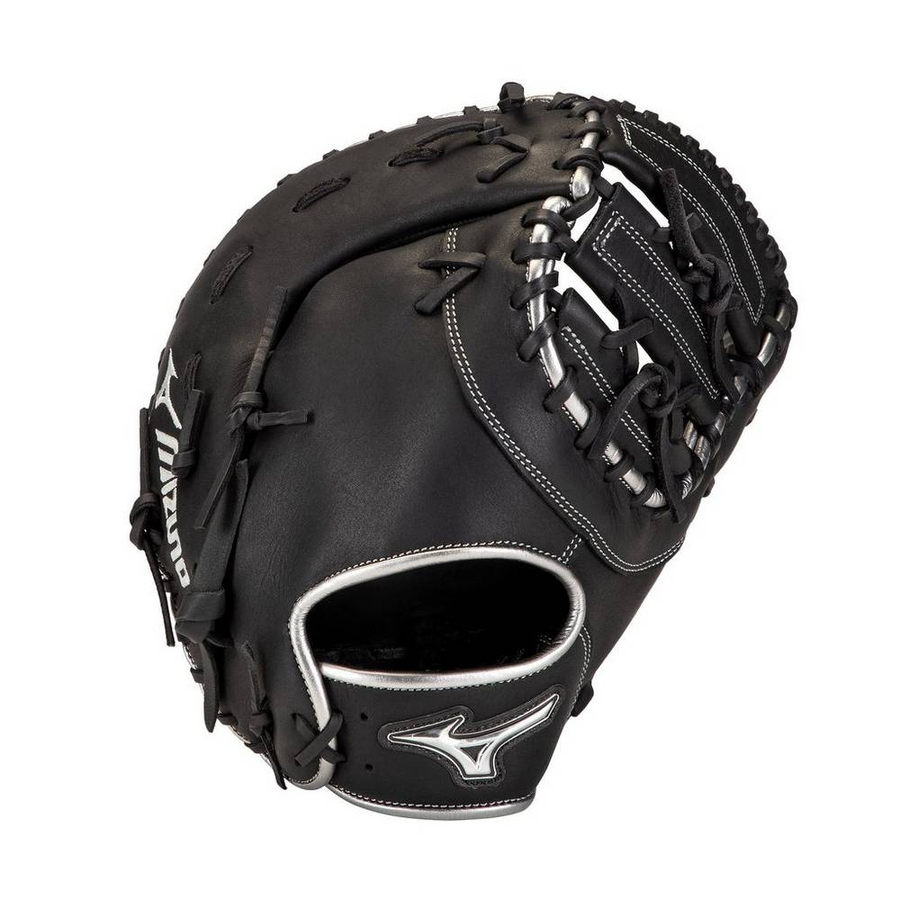 Mizuno MVP Prime SE First Base 12.5" Férfi Catchers Mitt Fekete/Titán LEM802514